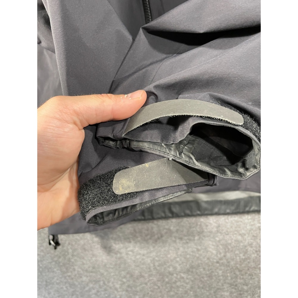 Arc'teryx Jacket Womens Large Black Theta AR Hooded Waterproof Rain Shell - Picture 11 of 16